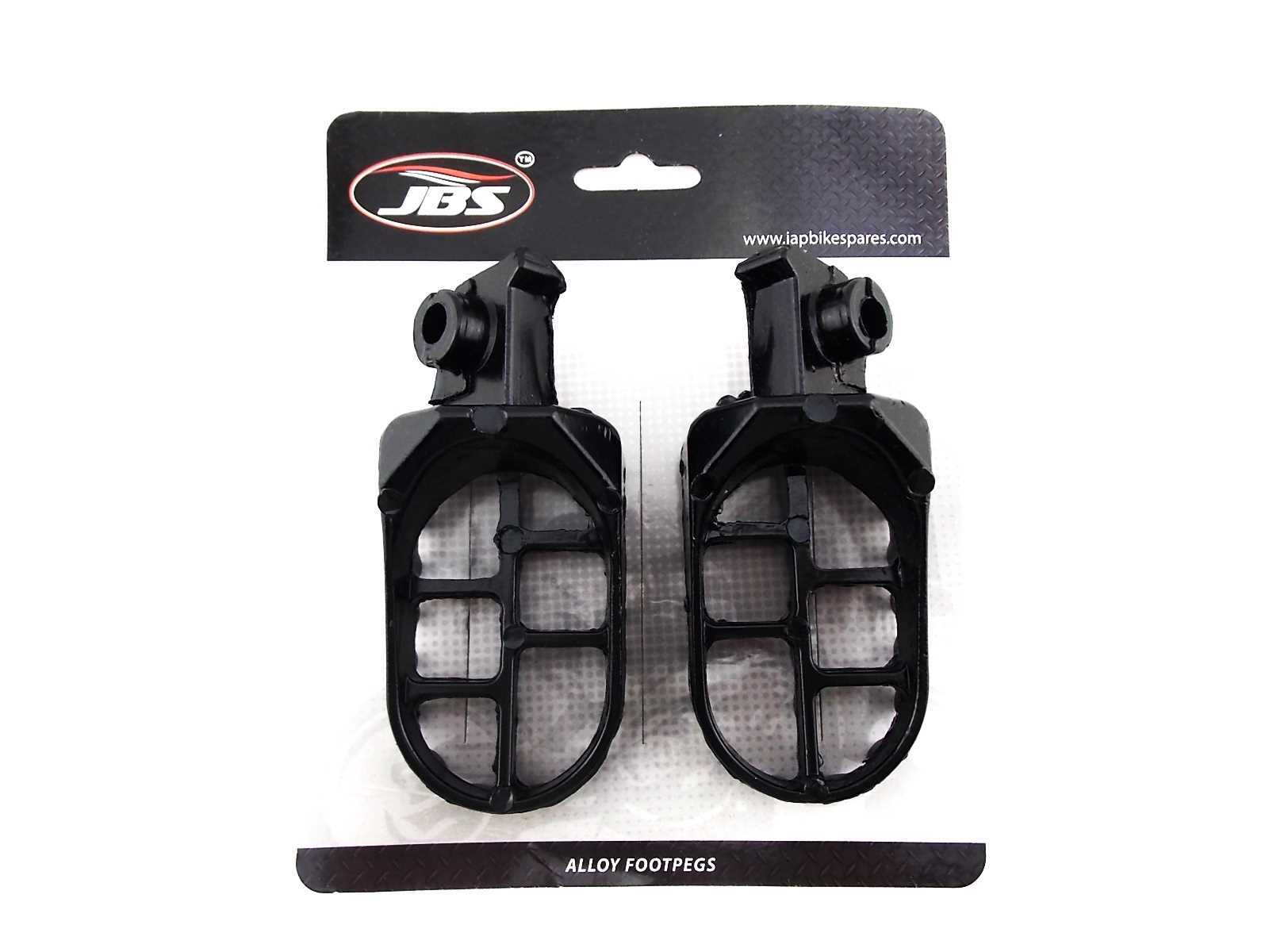 YAMAHA XT225 9294 JBS BLACK FOOT PEG SET LEFT RIGHT PAIR FOOTPEGS REST