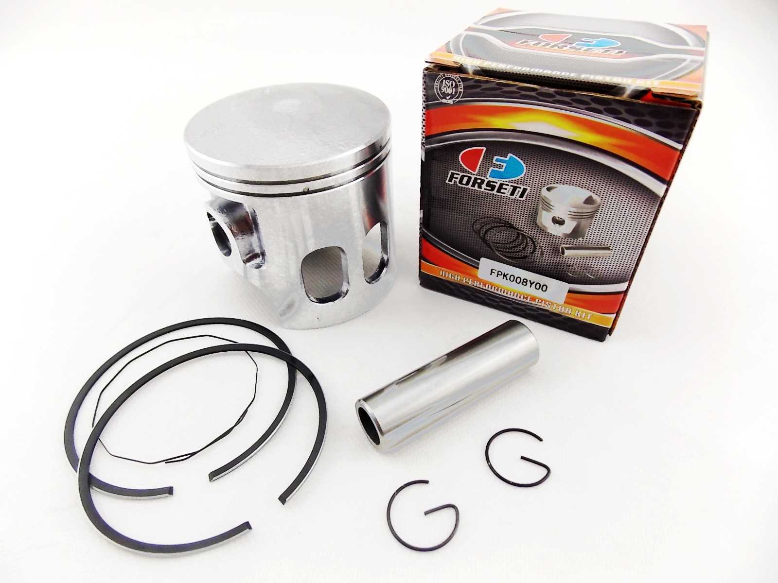 Forseti 67mm 1mm Oversize Piston Kit For Yamaha DT175 (1974-1981) - Rings, Pin & Clips Included