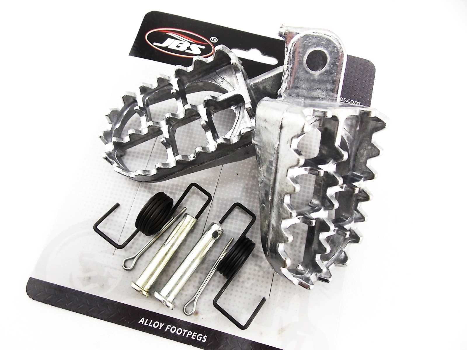 JBS Black Foot Peg Set (Left & Right) For Yamaha XT250 Dual Sport (1980-1991)
