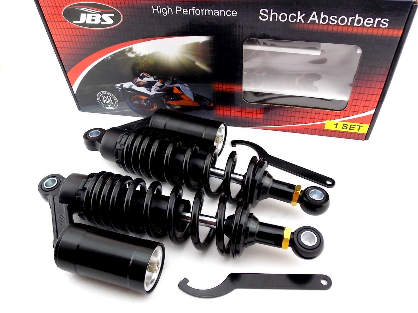 300mm JBS HEAVY DUTY AIR NITROGEN CELL SHOCK ABSORBERS EYE TO EYE BLK