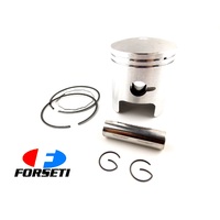SUZUKI TF185 AG 78-93 0.5mm O/S FORSETI PISTON KIT 64.5mm RINGS PIN CLIPS