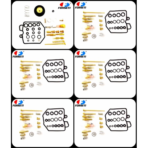 HONDA CBX1000 79-80 FORSETI CARB REPAIR & CUT OFF VALVE KIT SET OF 6