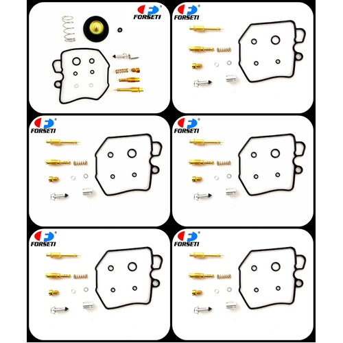 HONDA CBX1000 81-82 FORSETI CARB REPAIR & CUT OFF VALVE KIT SET OF 6