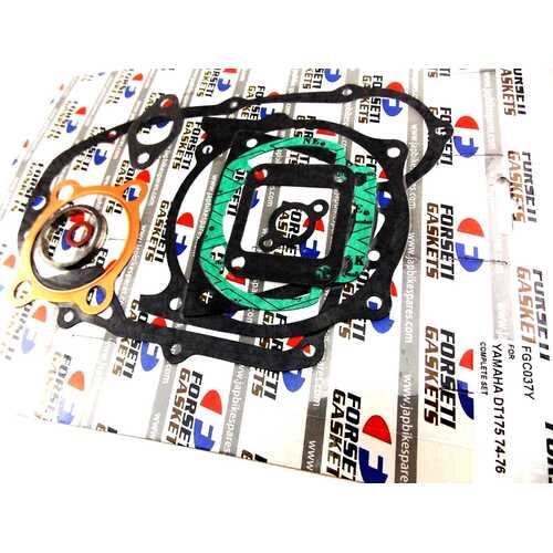 YAMAHA TY175 74-76 FORSETI COMPLETE ENGINE GASKET SET KIT