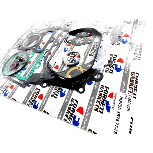 HONDA XR75 77-78 FORSETI COMPLETE ENGINE GASKET SET KIT