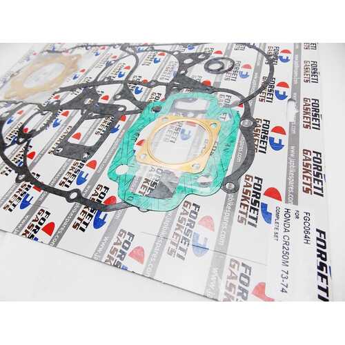 HONDA CR250M ELSINORE 73-74 COMPLETE ENGINE GASKET SET KIT