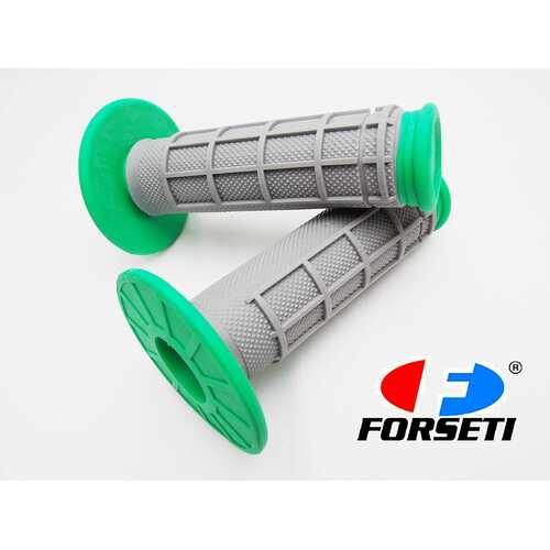 HONDA CRF230 GREEN GREY FORSETI HAND GRIP SET HANDLEBAR GRIPS PAIR