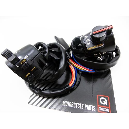 KAWASAKI KZ900B 1976 FORSETI LEFT RIGHT HANDLEBAR SWITCH BLOCK ASSEMBLY SET