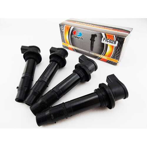 YAMAHA V-MAX 1200 09-10 SET OF 4 FORSETI IGNITION STICK COIL SPARK PLUG CAP ASSY