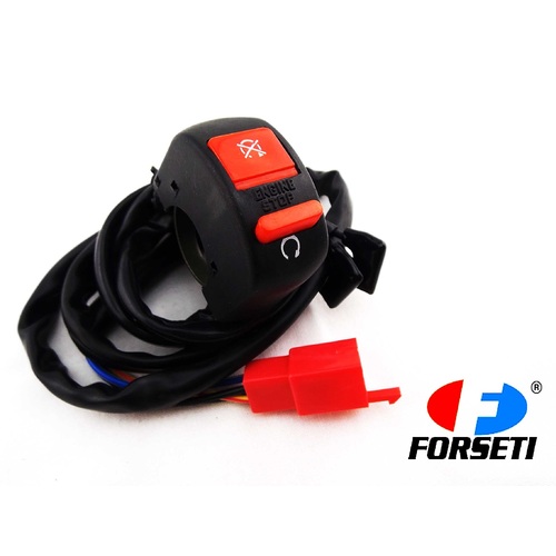 HONDA STYLE ON OFF START STOP BUTTON KILL HANDLEBAR SWITCH BLOCK ASSEMBLY