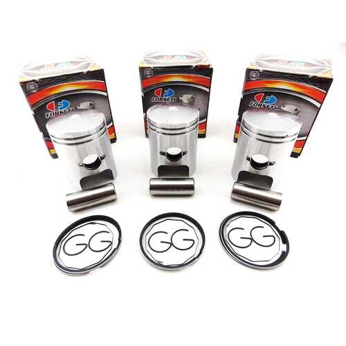 KAWASAKI S1-A 250SS MACH I 1973 1.00mm O/S FORSETI PISTON KIT 46mm RINGS CLIPS