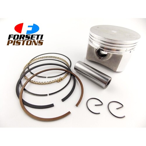 HONDA XL500 79-82 0.50mm O/S FORSETI PISTON KIT 89.50mm RINGS PIN CLIPS