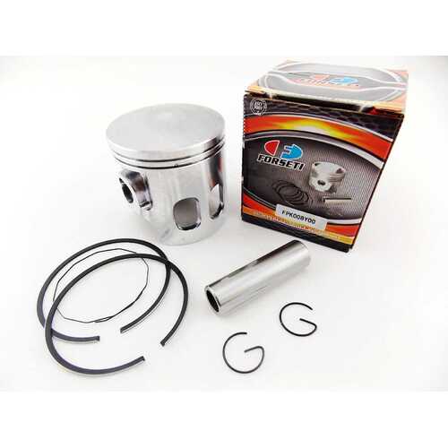 YAMAHA IT175 76-81 0.5mm O/S FORSETI PISTON KIT 66.5mm RINGS PIN CLIPS