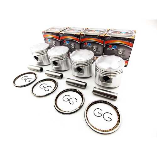 HONDA CB750F DOHC 79-82 1.00mm O/S FORSETI PISTON SET 63.00mm RINGS PIN CLIPS