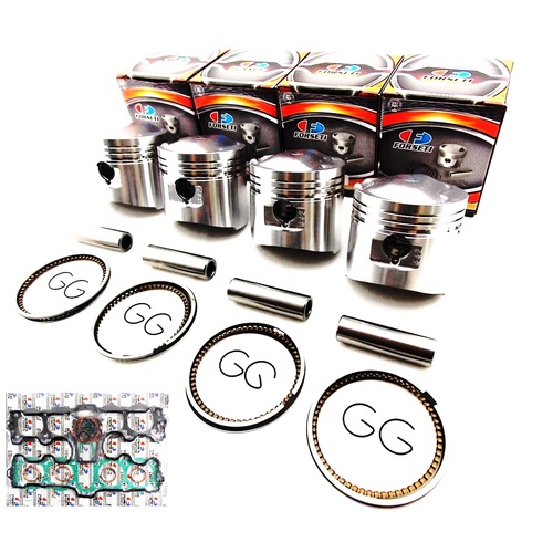 HONDA CB750F DOHC 79-82 STD FORSETI TOP END KIT 62mm PISTON GASKETS