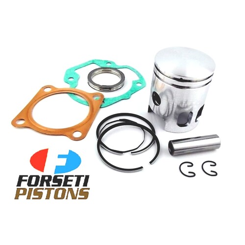 YAMAHA YZ80 74-75 1mm O/S FORSETI TOP END KIT 48mm PISTON RINGS GASKET