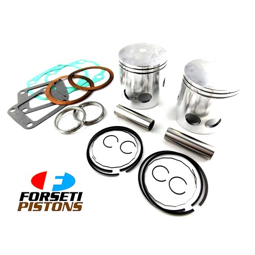 YAMAHA RD350 73-75 STD FORSETI TOP END KIT 64mm PISTON SET GASKET KIT
