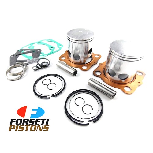 YAMAHA RD400 74-78 2mm O/S FORSETI TOP END KIT 66mm PISTON SET GASKET KIT