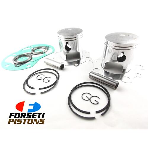 SUZUKI T500 69-75 STD FORSETI TOP END KIT 70mm PISTON SET GASKET KIT
