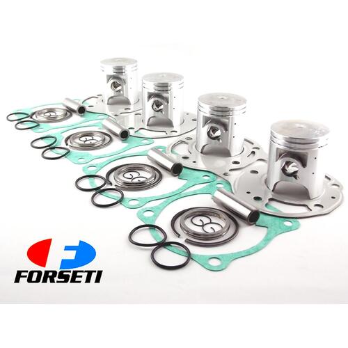YAMAHA RZV500 84-86 1mm O/S FORSETI TOP END KIT 57.4mm PISTON SET GASKET KIT