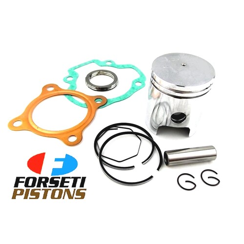HONDA QR50 82-03 1.00mm O/S FORSETI TOP END KIT 41mm PISTON RINGS GASKET KIT