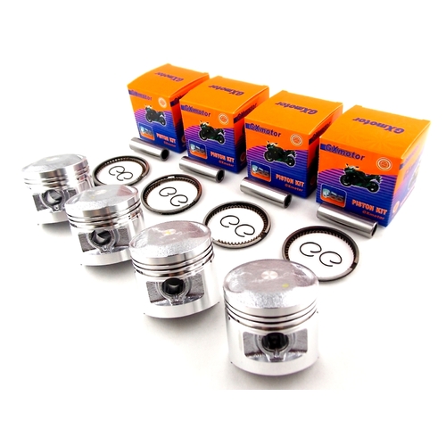 HONDA CB500/F 74-75 GXMOTOR 0.5mm O/S PISTON SET 56.5mm RINGS PIN CLIPS CB 500