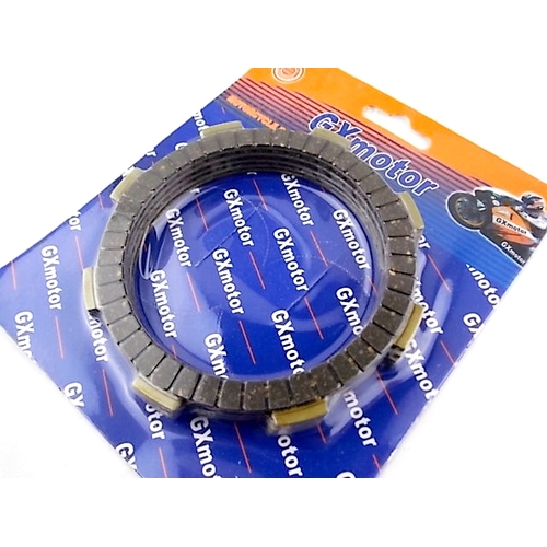 HONDA XL125/R 83-87 GXMOTOR FRICTION CLUTCH PLATE SET OF 5 FIBRE