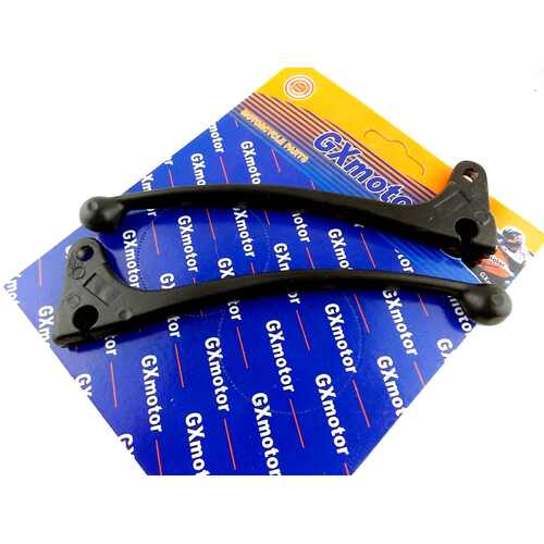 HONDA CT70 75-79 GXMOTOR FRONT BRAKE AND CLUTCH LEVER SET PAIR BLACK