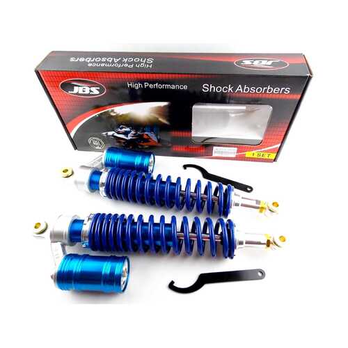 YAMAHA YFM350 WARRIOR 87-04 400mm JBS FRONT AIR NITROGEN CELL SHOCK ABSORBERS BB