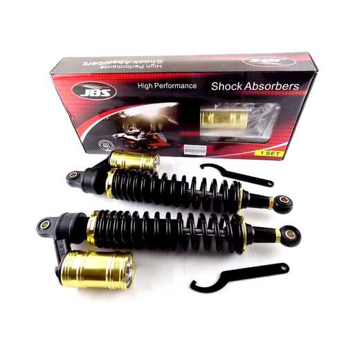 KAWASAKI KX125 400mm JBS REAR AIR NITROGEN CELL SHOCK ABSORBERS G