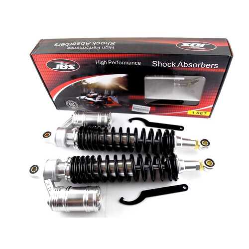 HONDA XL185 400mm JBS REAR AIR NITROGEN CELL SHOCK ABSORBERS SB