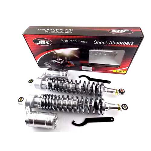 SUZUKI RM400 400mm JBS REAR AIR NITROGEN CELL SHOCK ABSORBERS SC