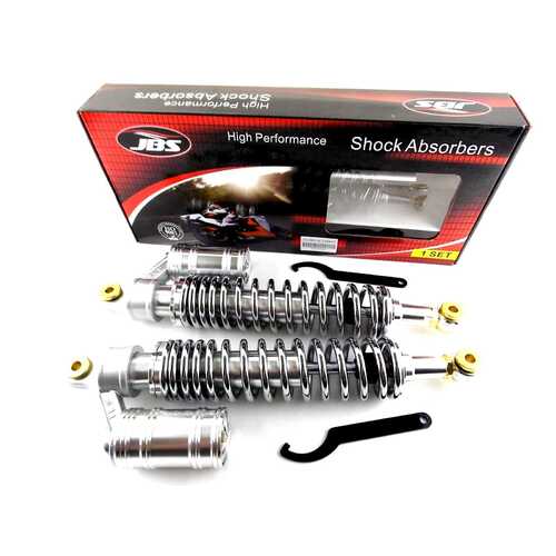 YAMAHA YFZ450 400mm JBS FRONT AIR NITROGEN CELL SHOCK ABSORBERS ATV QUAD SC