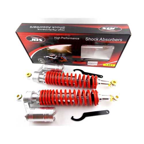 YAMAHA YFZ450 400mm JBS FRONT AIR NITROGEN CELL SHOCK ABSORBERS ATV QUAD SR