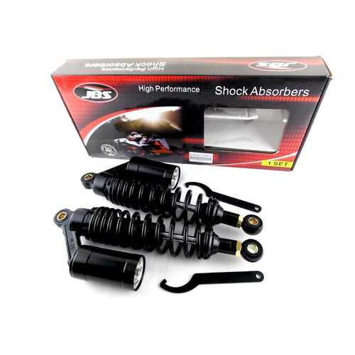 SUZUKI GS850/G 325mm JBS REAR AIR NITROGEN CELL SHOCK ABSORBERS BLK