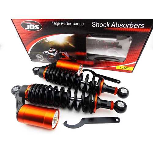 KAWASAKI GT750 330mm JBS REAR AIR NITROGEN SHOCK ABSORBERS DG