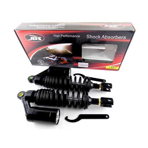 HONDA CB750K 335mm JBS REAR AIR NITROGEN CELL SHOCK ABSORBERS BLK