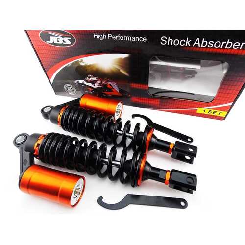 SUZUKI GS1100 335mm JBS REAR AIR NITROGEN CELL SHOCK ABSORBERS DG