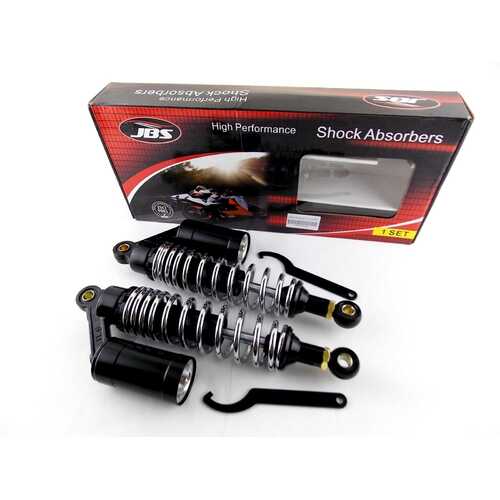 KAWASAKI KZ305 320mm JBS REAR AIR NITROGEN CELL SHOCK ABSORBERS BC