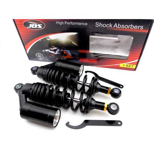 HARLEY HD XL53C SPORTSTER CUSTOM 12 INCH JBS NITROGEN SHOCK ABSORBERS BLK