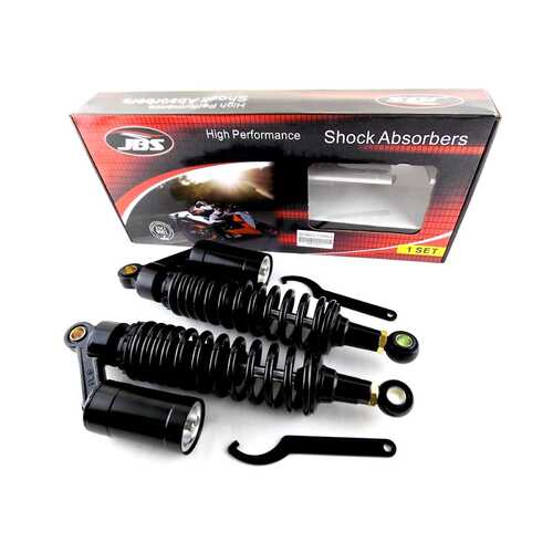 KTM PENTON 175 MX ENDURO 340mm JBS REAR AIR NITROGEN CELL SHOCK ABSORBERS BLK