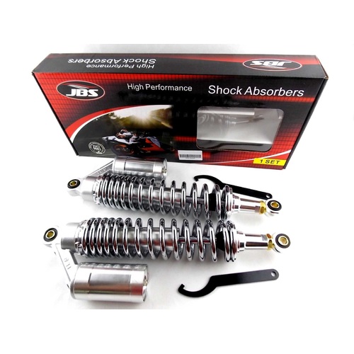 SUZUKI PE175 380mm JBS REAR AIR NITROGEN CELL SHOCK ABSORBERS SC