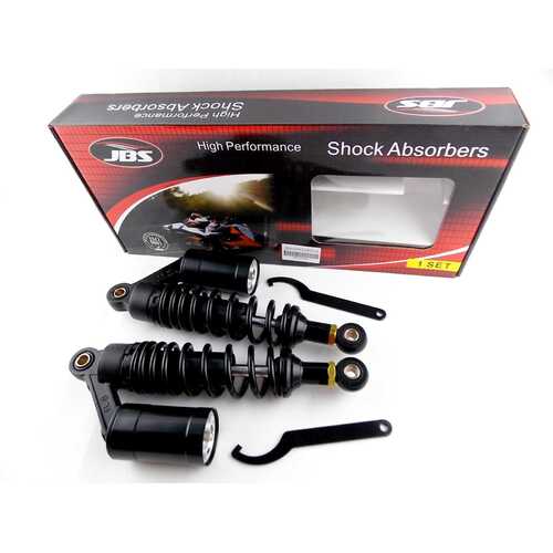 YAMAHA XVS250 DRAG STAR 88-07 280mm JBS LOWERING NITROGEN SHOCK ABSORBERS BLK