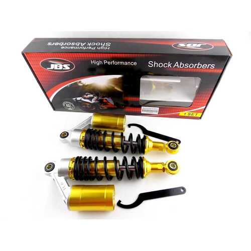 YAMAHA DT80 81-83 280mm JBS AIR NITROGEN CELL SHOCK ABSORBERS G