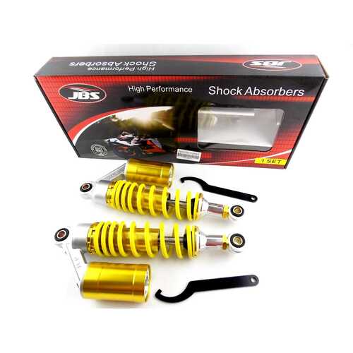 YAMAHA DT50 72-80 280mm JBS  AIR NITROGEN CELL SHOCK ABSORBERS GY