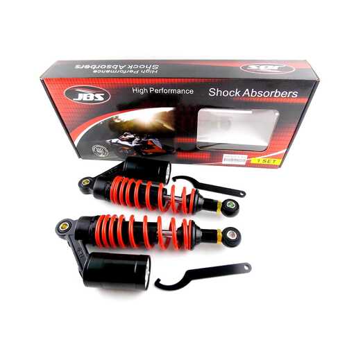 HONDA XR75 73-76 280mm JBS REAR AIR NITROGEN CELL SHOCK ABSORBERS R