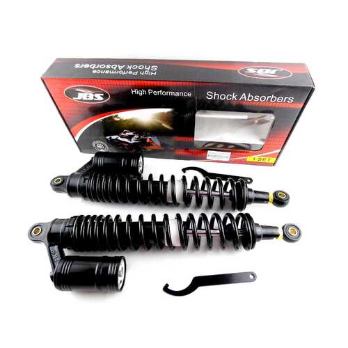 HUSQVARNA XC250 81-84 440mm JBS REAR AIR NITROGEN CELL SHOCK ABSORBERS BLK