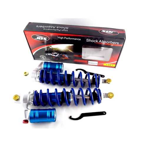 YAMAHA RHINO 450 06-09 395mm JBS FRONT AIR NITROGEN CELL SHOCK ABSORBERS BB