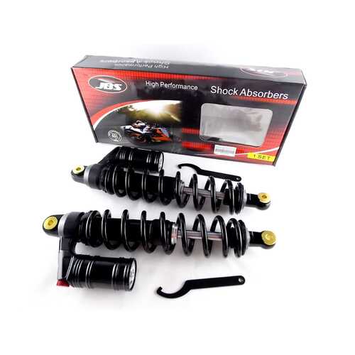 YAMAHA RHINO 660 04-07 395mm JBS FRONTAIR NITROGEN CELL SHOCK ABSORBERS BLK