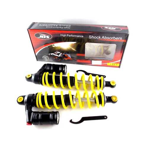 YAMAHA RHINO 450 06-09 395mm JBS FRONT AIR NITROGEN CELL SHOCK ABSORBERS BY